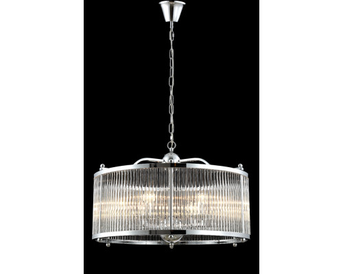 Дополнительное фото Люстра подвесная Crystal Lux Tadeo TADEO SP6 D600 CHROME/TRANSPARENTE: Купить в Интернет магазин освещения GCSVET.RU