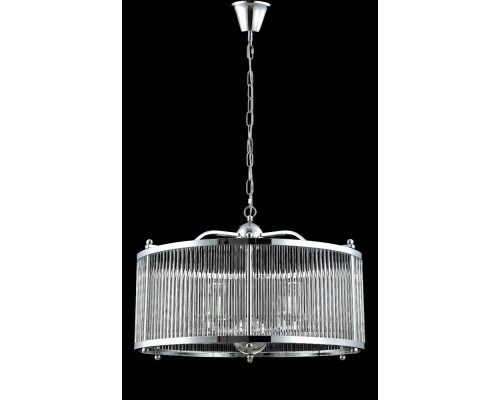 Дополнительное фото Люстра подвесная Crystal Lux Tadeo TADEO SP6 D600 CHROME/TRANSPARENTE: Купить в Интернет магазин освещения GCSVET.RU