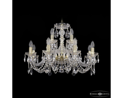 Основное фото Люстра подвесная Bohemia Ivele Crystal 1402/8+4/240 G: Купить в Интернет магазин освещения GCSVET.RU