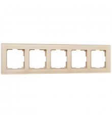 Рамка Werkel Favorit на 5 постов шампань W0051111 4690389160134