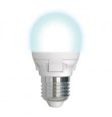 Светодиодная лампа для диммера (UL-00004301) Uniel E27 7W 4000K матовая LED-G45 7W/4000K/E27/FR/DIM PLP01WH