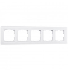 Рамка на 5 постов Werkel Favorit белый матовый W0051105 4690389160103