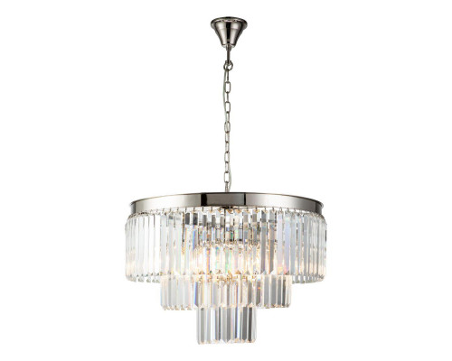 Дополнительное фото Люстра подвесная iLamp Triumph 7383/8P Nickel: Купить в Интернет магазин освещения GCSVET.RU
