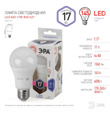 Светодиодная лампочка Эра LED A60-17W-860-E27 Б0031701