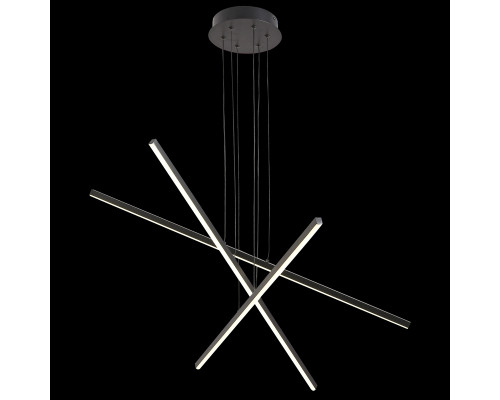 Основное фото Люстра подвесная Natali Kovaltseva LED LAMPS 81103/3C BLACK: Купить в Интернет магазин освещения GCSVET.RU