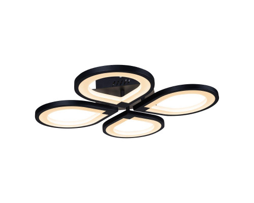 Дополнительное фото Люстра потолочная LED iLedex Clover 6885/4 BK: Купить в Интернет магазин освещения GCSVET.RU