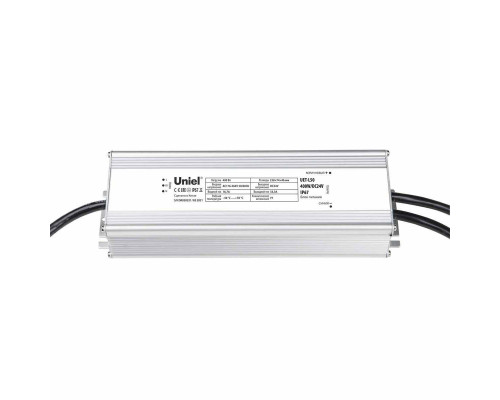 Основное фото Сетевой адаптер Uniel 24V 400W IP67 33,3A UET-L50 400W/DC24V IP67 UL-00008438: Купить в Интернет магазин освещения GCSVET.RU