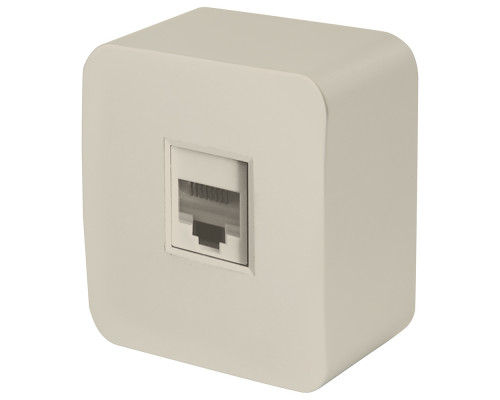Основное фото Розетка RJ-45 1-местная Stekker София MST00-20-04 49482: Купить в Интернет магазин освещения GCSVET.RU