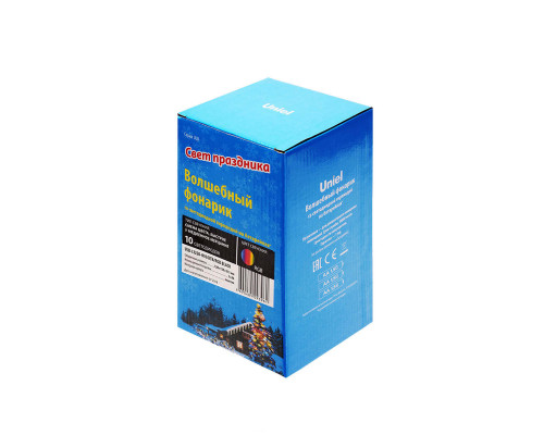Дополнительное фото Переносной светодиодный фонарь (UL-00002309) Uniel 120х200 ULD-L1220-010/DTB/RGB Black: Купить в Интернет магазин освещения GCSVET.RU