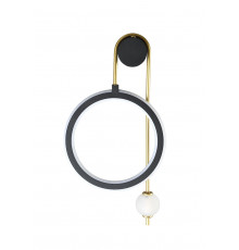 Настенный светильник Crystal lux CORIDA AP25W LED BLACK/GOLD