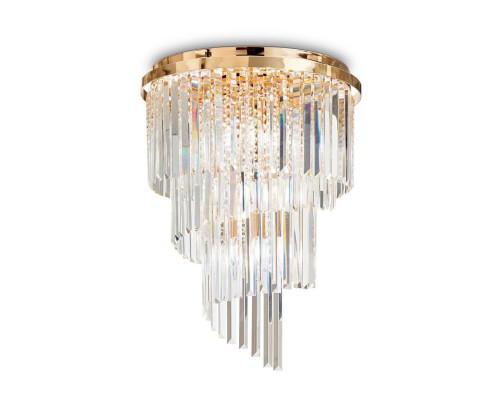 Основное фото Люстра потолочная Ideal Lux Carlton PL12 Oro 213507: Купить в Интернет магазин освещения GCSVET.RU