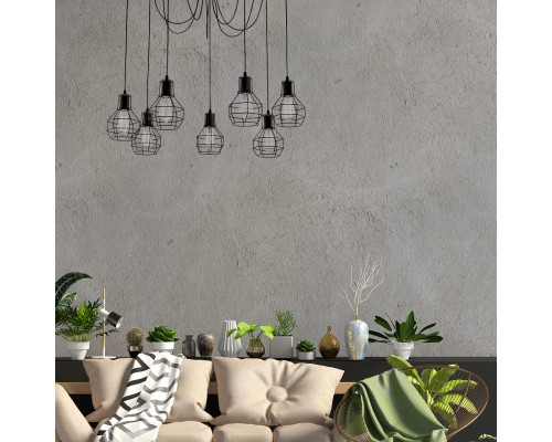Дополнительное фото Люстра подвесная Arte Lamp A1109SP-7BK: Купить в Интернет магазин освещения GCSVET.RU