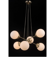Люстра подвесная Natali Kovaltseva MOLECULE 81047-6C ANTIQUE BRASS