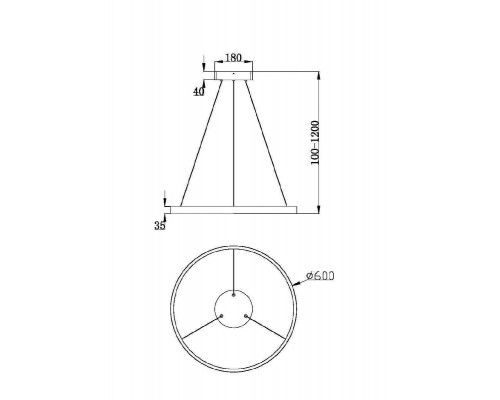 Дополнительное фото Люстра подвесная Maytoni Rim MOD058PL-L32BK: Купить в Интернет магазин освещения GCSVET.RU