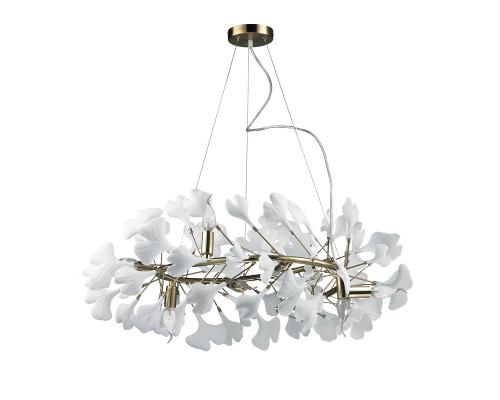 Основное фото Подвесная люстра Delight Collection 10881P/R800 gold/white: Купить в Интернет магазин освещения GCSVET.RU