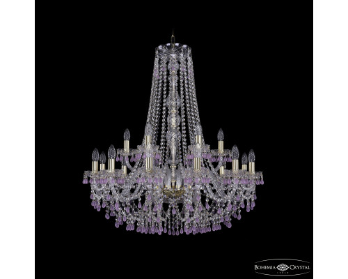 Основное фото Люстра подвесная Bohemia Ivele Crystal 1410/12+6/300/h-95 G V7010: Купить в Интернет магазин освещения GCSVET.RU
