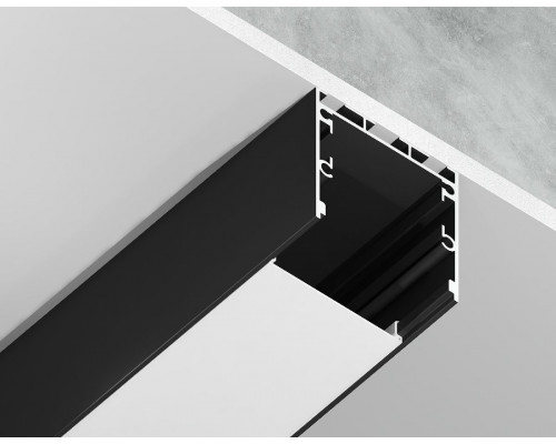 Дополнительное фото Алюминиевый профиль Ambrella Light Profile System GP2550BK: Купить в Интернет магазин освещения GCSVET.RU