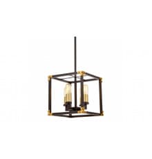 Люстра подвесная Lumina Deco Waldorf LDP 1140-4 BK+MD