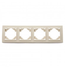 Рамка 4-местная горизонтальная Stekker PFR00-9004-02 39243