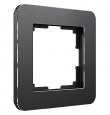 Рамка на 1 пост Werkel Platinum черный алюминий 4690389184420 W0012608