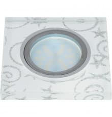 Светильник встраиваемый Fametto Peonia DLS-P203 GU5.3 CHROME/WHITE 10127