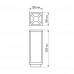 Дополнительное фото Светильник уличный Arlight LGD-Path-Cub-H500B-12W Warm White 021800: Купить в Интернет магазин освещения GCSVET.RU