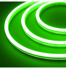 Лента светодиодная (герметичная) Arlight MOONLIGHT-SIDE-A140-12x17mm 24V Green (8 W/m, IP67, 2835, 5m, wire x1) 038800