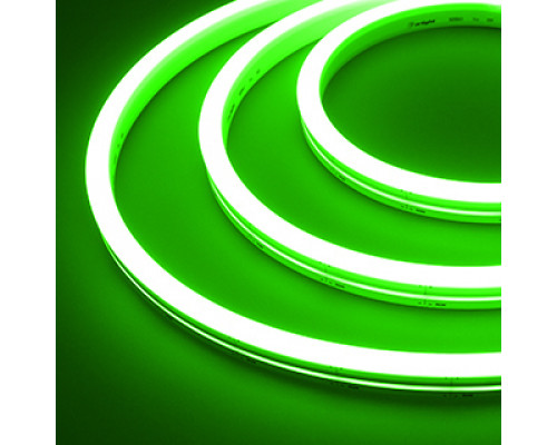 Основное фото Лента светодиодная (герметичная) Arlight MOONLIGHT-SIDE-A140-12x17mm 24V Green (8 W/m, IP67, 2835, 5m, wire x1) 038800: Купить в Интернет магазин освещения GCSVET.RU