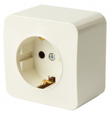 Розетка 1-местная с/з Stekker София MST16-11-04 49493
