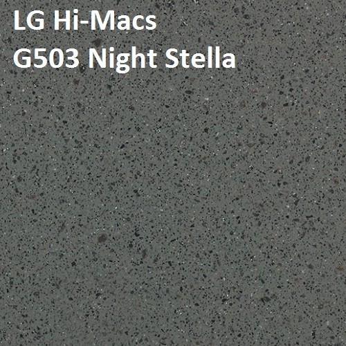 Акриловый камень LG Hi-Macs G503 Night Stella