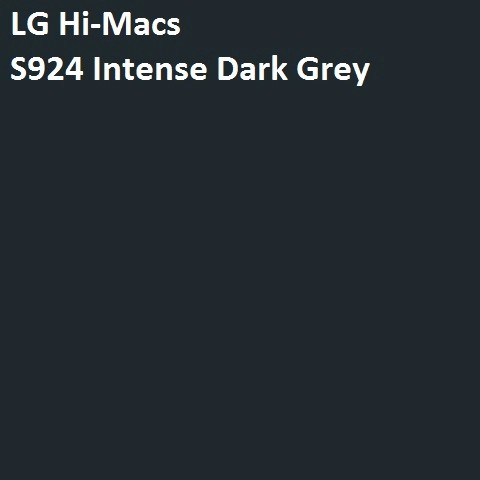 Акриловый камень LG Hi-Macs S924 Intense Dark Grey