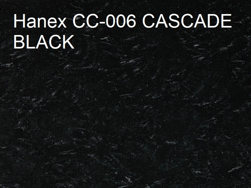 Акриловый камень Hanex CC-006 CASCADE BLACK