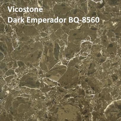 Кварцевый камень Vicostone Dark Emperador BQ-8560