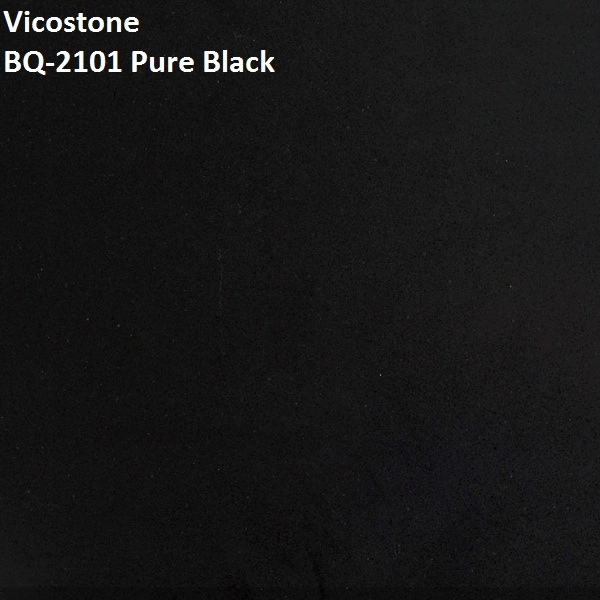 Кварцевый камень Vicostone BQ-2101 Pure Black