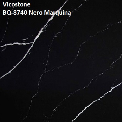 Кварцевый камень Vicostone BQ-8740 Nero Marquina