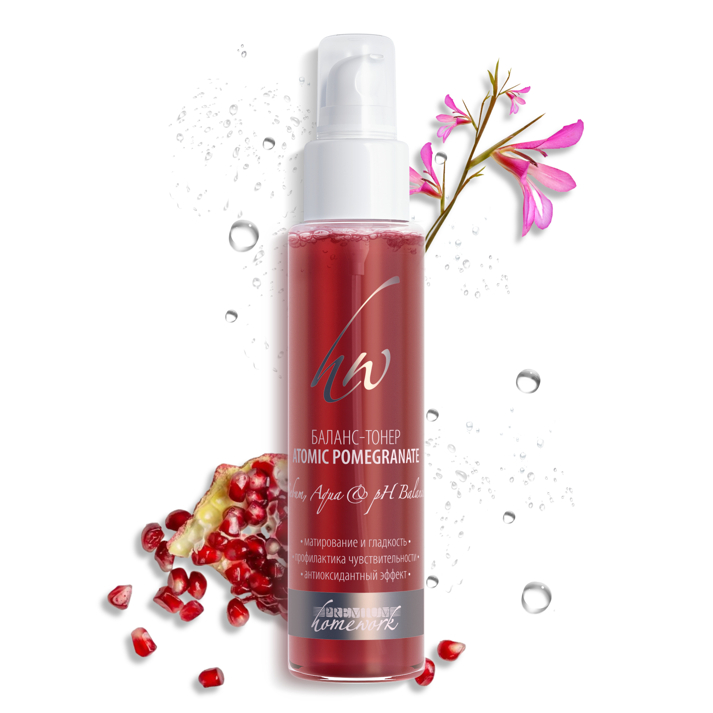 Баланс-тонер Atomic Pomegranate, 110 мл Баланс-тонер Atomic Pomegranate, 110 мл