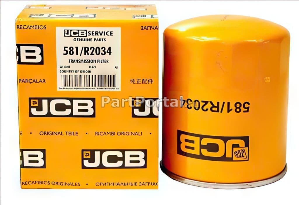 картинка Фильтр трансмиссии кпп 581/R2034 JCB от магазина partportal.ru