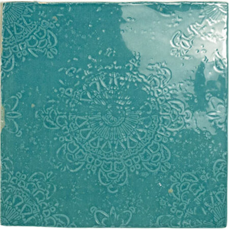Плитка MESTIZAJE ZELLIGE DECOR TURQUES 12.5x12.5 см