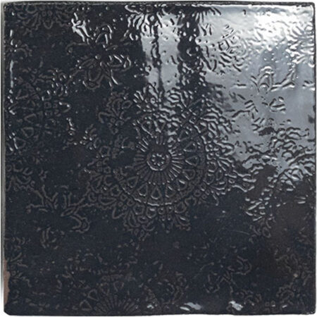Плитка MESTIZAJE ZELLIGE DECOR GRAPHITE 12.5x12.5 см