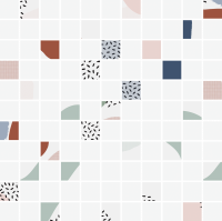 Вставка A-TY2O451/D Trendy мозаика арт многоцветный 30х30