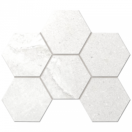 Мозаика KA00 Hexagon 25x28,5 непол.(10 мм)