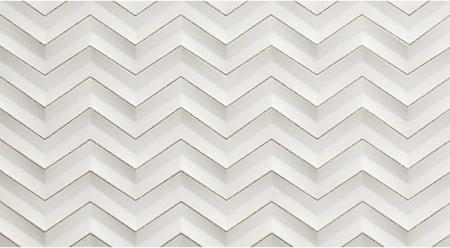 3D White Chevron Glitter Matt/3Д Вайт Шеврон Глиттер Матт