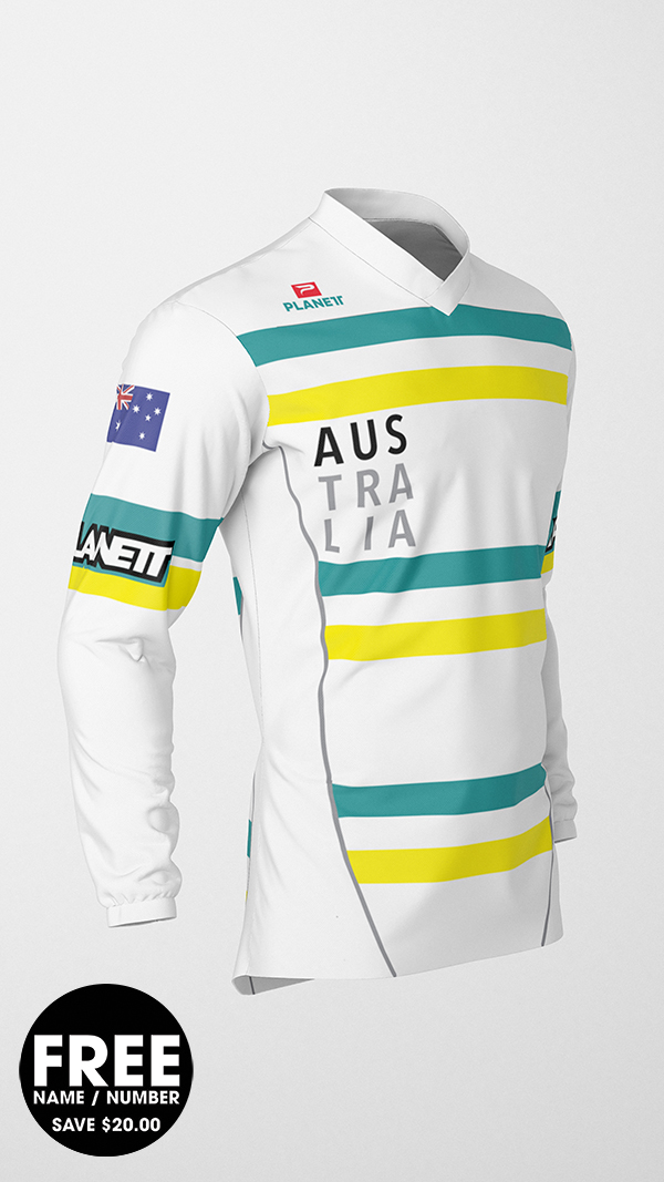 [CUSTOM] AUST White Jersey