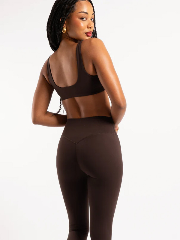 Invicible Scrunch Chocolate Leggings