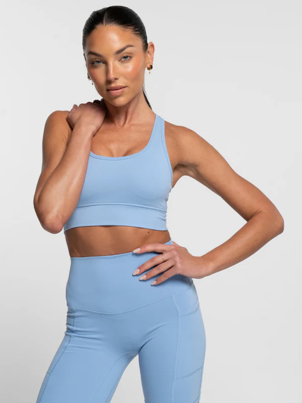 Racer Crop Sky Blue