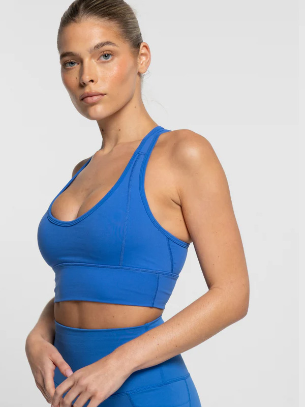 Classic Crop Electric Blue