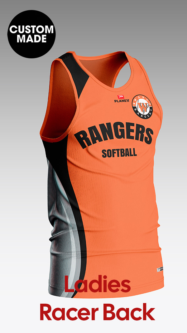 Wang Rangers Ladies Racer Back Singlet