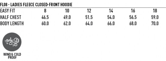 Hoodie-SIZE-ladsies