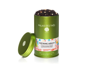  Чёрный чай "Русский купаж 7 цитрусовых Био" металлическая баночка Palais Des Thés