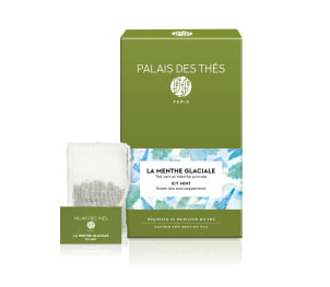  Зелёный чай «Истинное Наслаждение - Ледяная Мята Био», муслиновые пакетики Palais Des Thés
